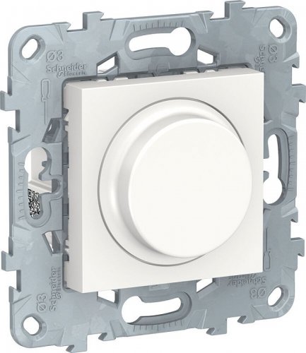 Светорегулятор поворотно-нажимной без рамки Schneider Electric Unica New 5-200Вт белый картинка